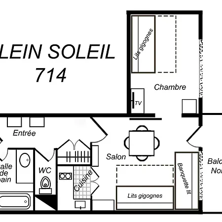 Confortable 2 Pieces - Aux Pieds - Proche Commerces - Balcon - Wifi Gratuit - Fr-1-182-14 Διαμέρισμα Μεριμπέλ
